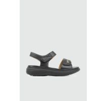 Cırtlı Kadın Sandalet Siyah