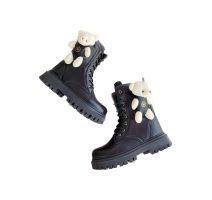 Çoçuk Bot Fermuarlı Dikişli